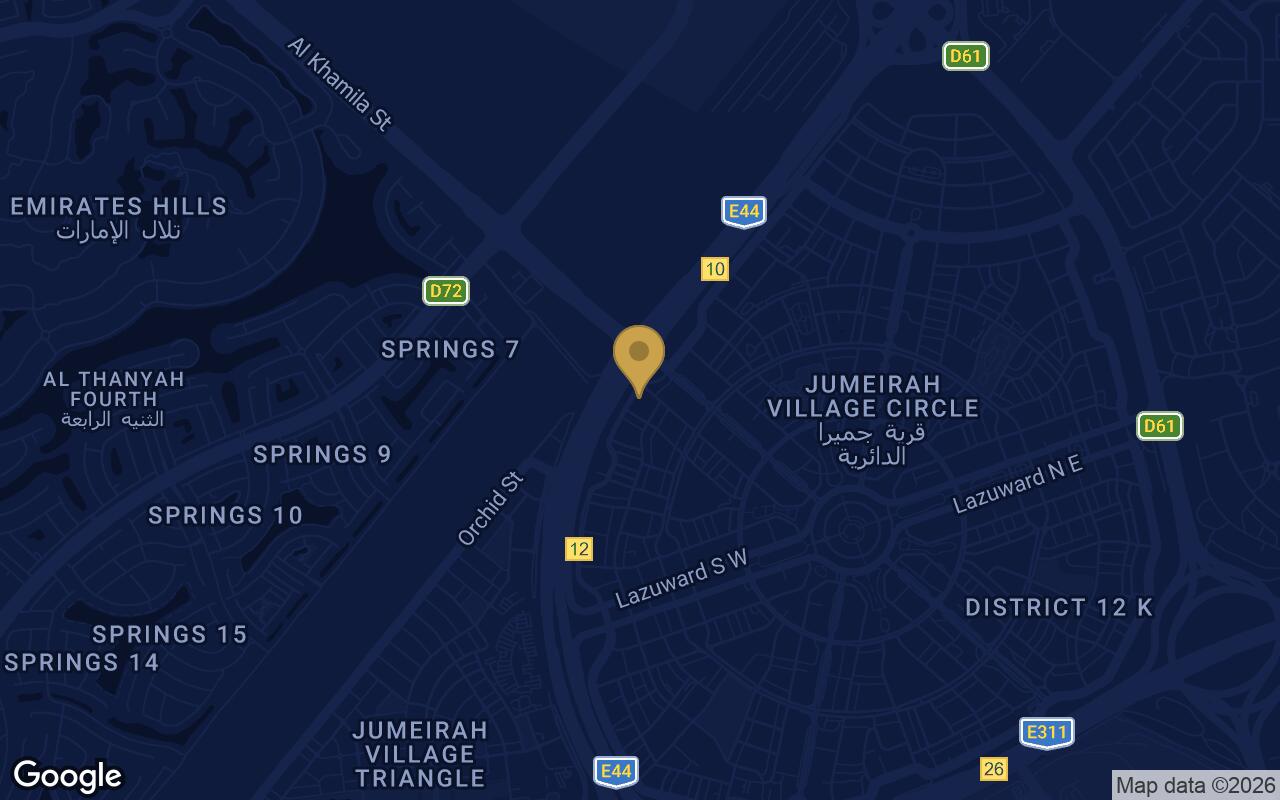 Map of Binghatti Onyx in JVC (Jumeirah Village Circle)