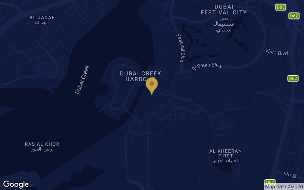 Map of Savanna in Dubai Creek Harbour