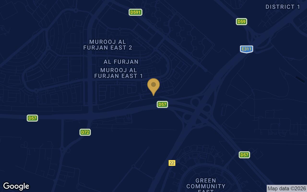 Map of Millenium Talia Residences in Al Furjan