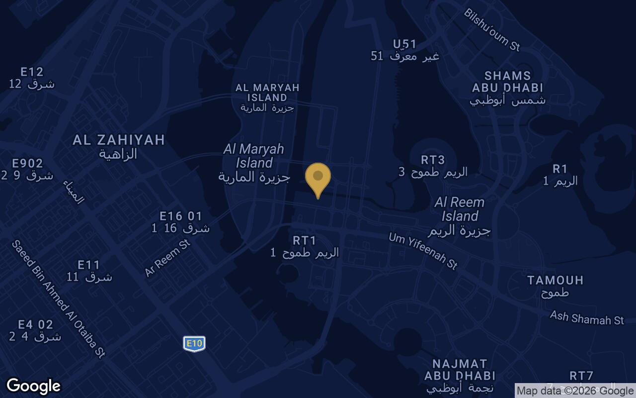 Map of Vista 3 in Abu Dhabi