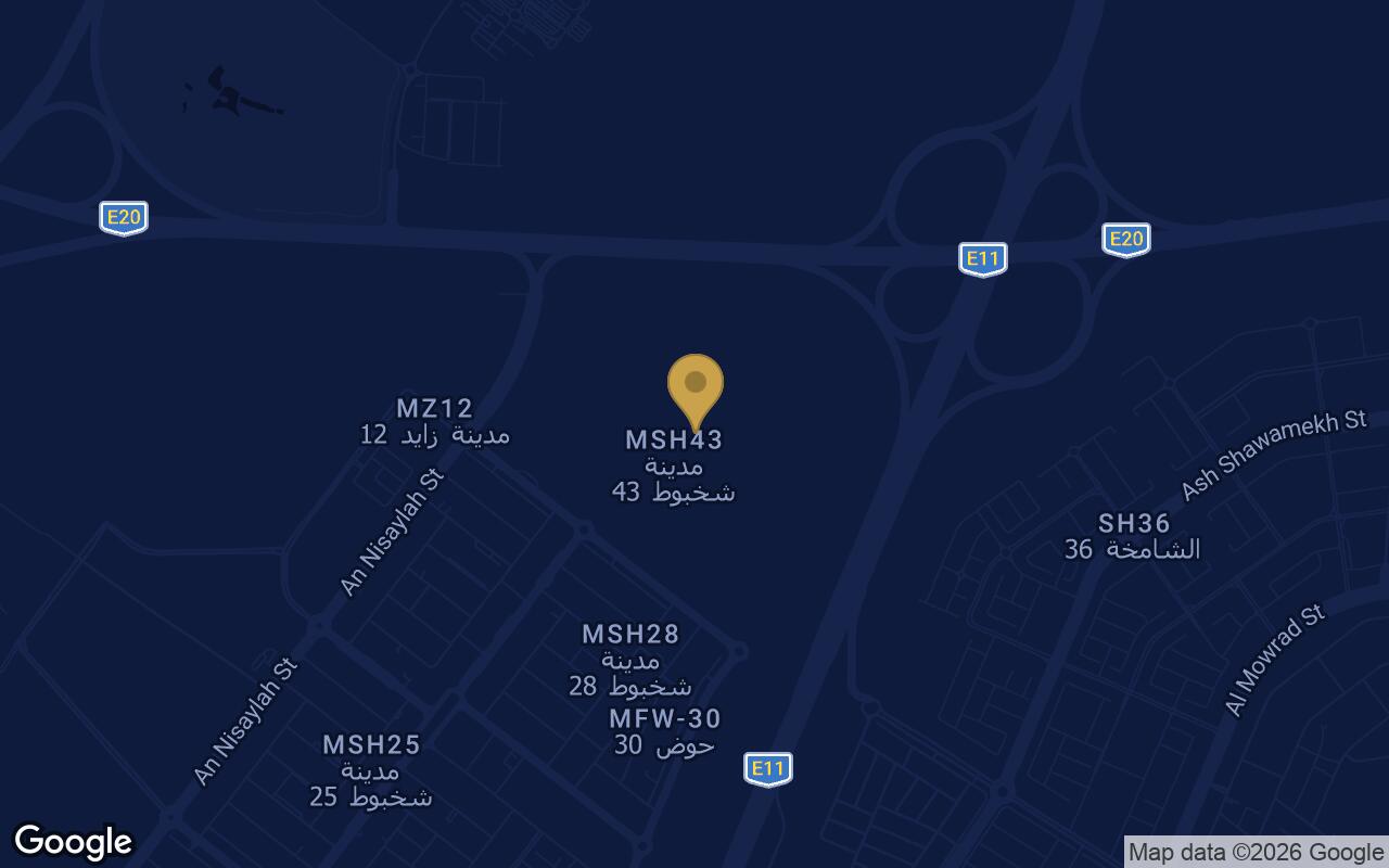 Map of Bloom Living - Granada in Shakhbout city