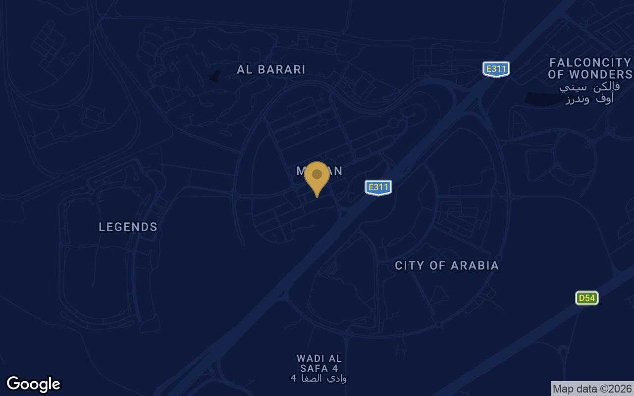 Map of Aras Heights in Majan