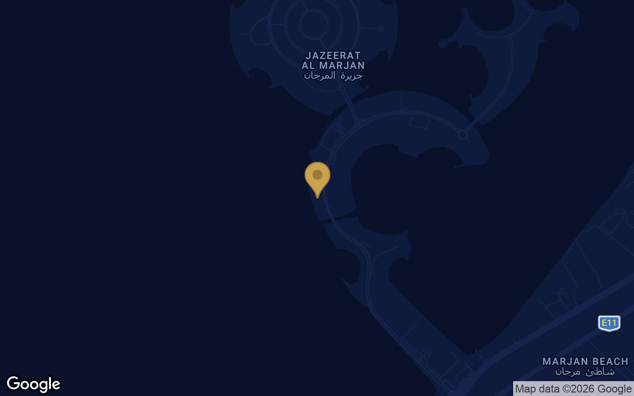 Map of Moonstone Interiors by Missoni in Al Marjan Island