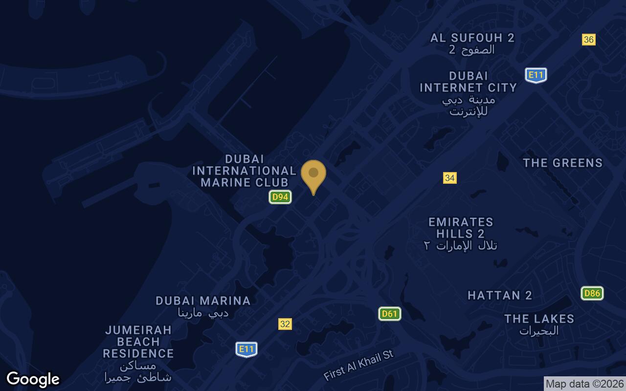 Map of Aeternitas in Dubai Marina