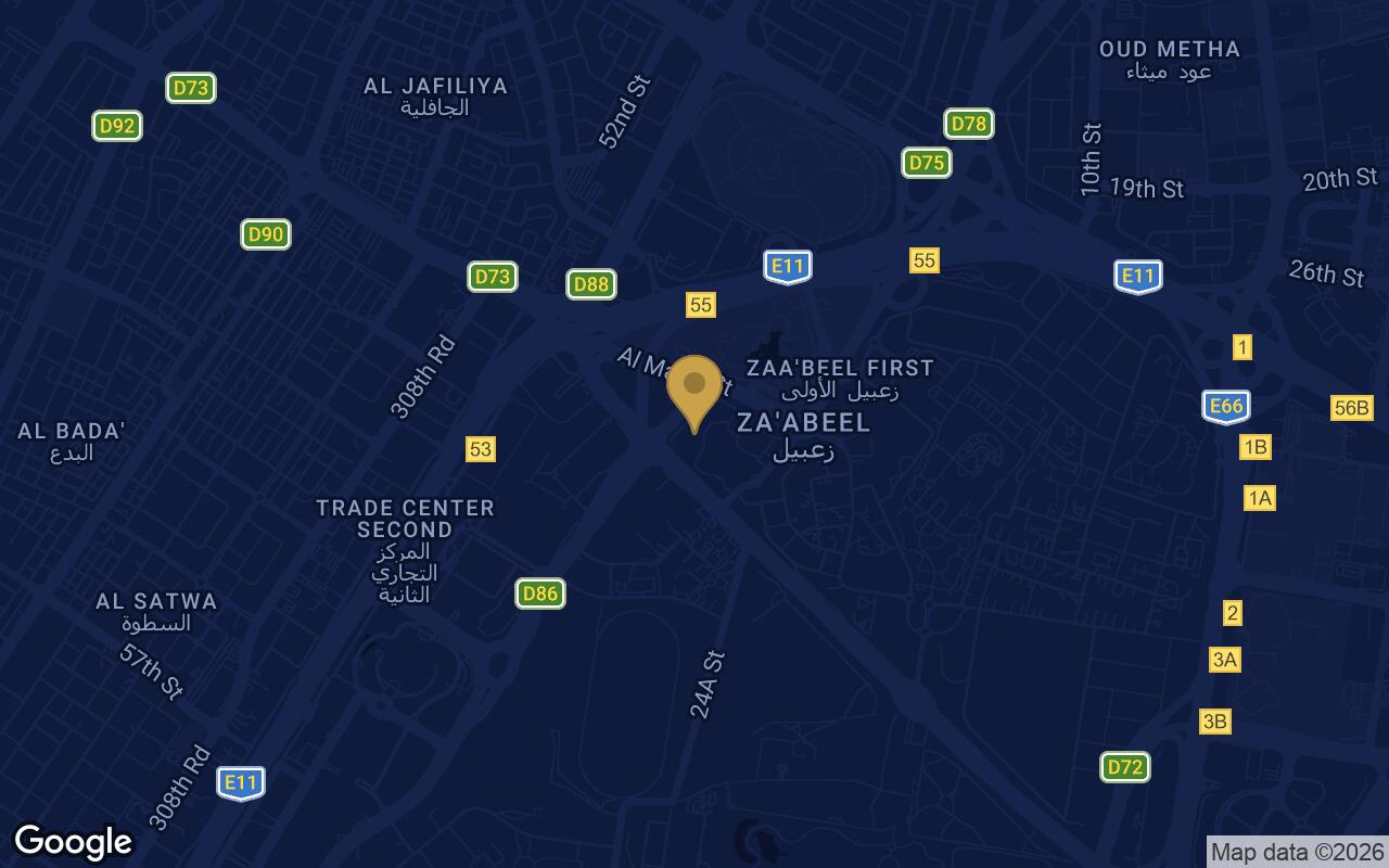 Map of Address Residences Zabeel in Zabeel 1&2