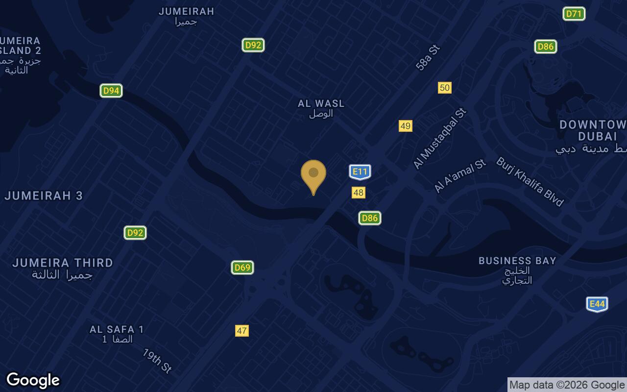 Map of Muraba Veil in Al Wasl