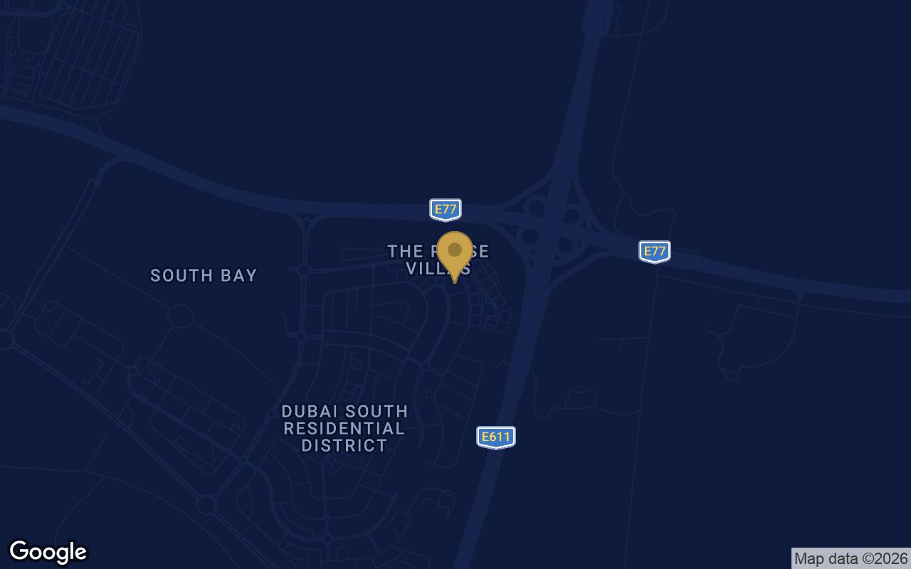 Map of South Living in Dubai South