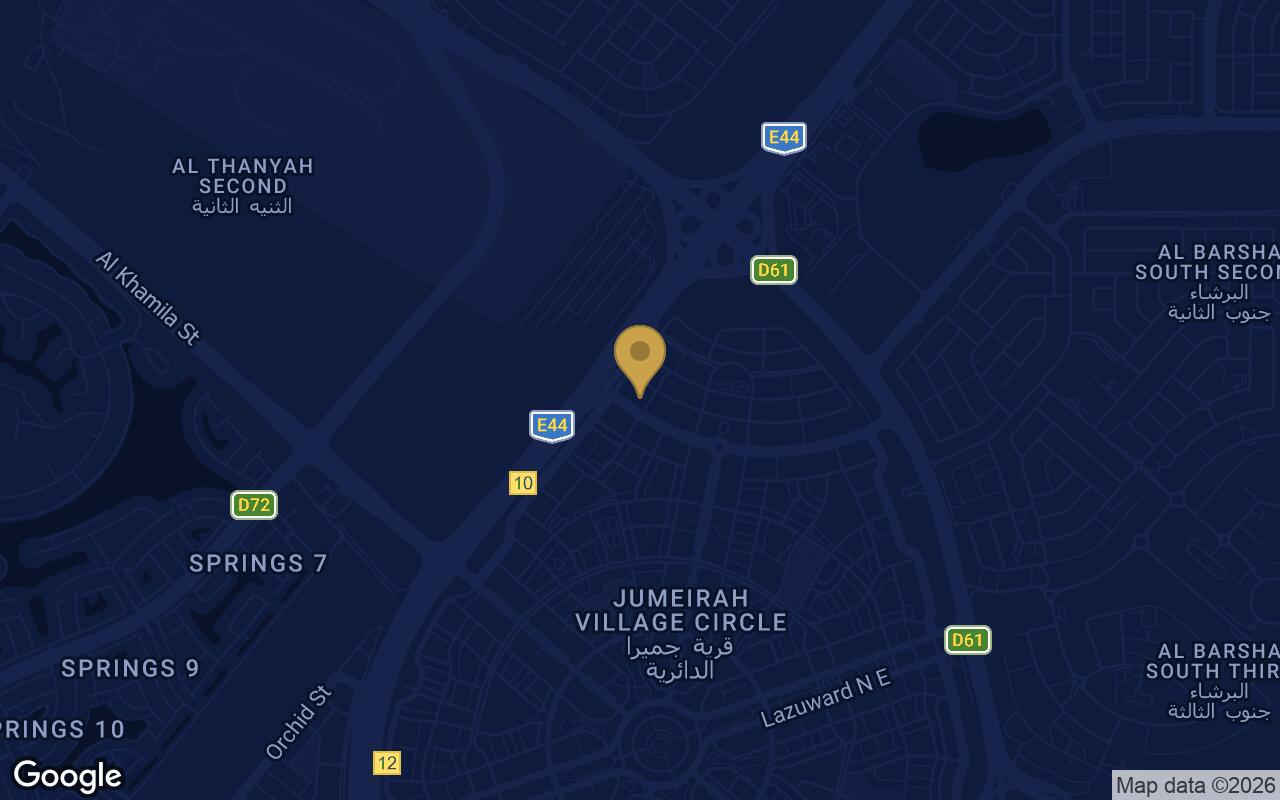 Map of The F1FTH Tower in JVC (Jumeirah Village Circle)