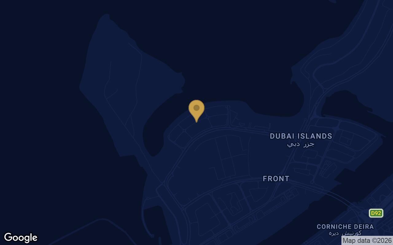 Map of Edgewater Residences 1, 2 and 3 in Dubai Islands