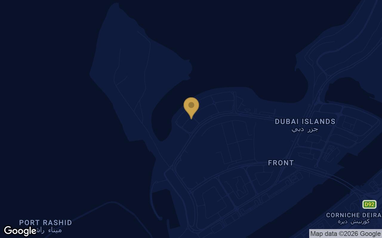 Map of Esme Beach Residences in Dubai Islands