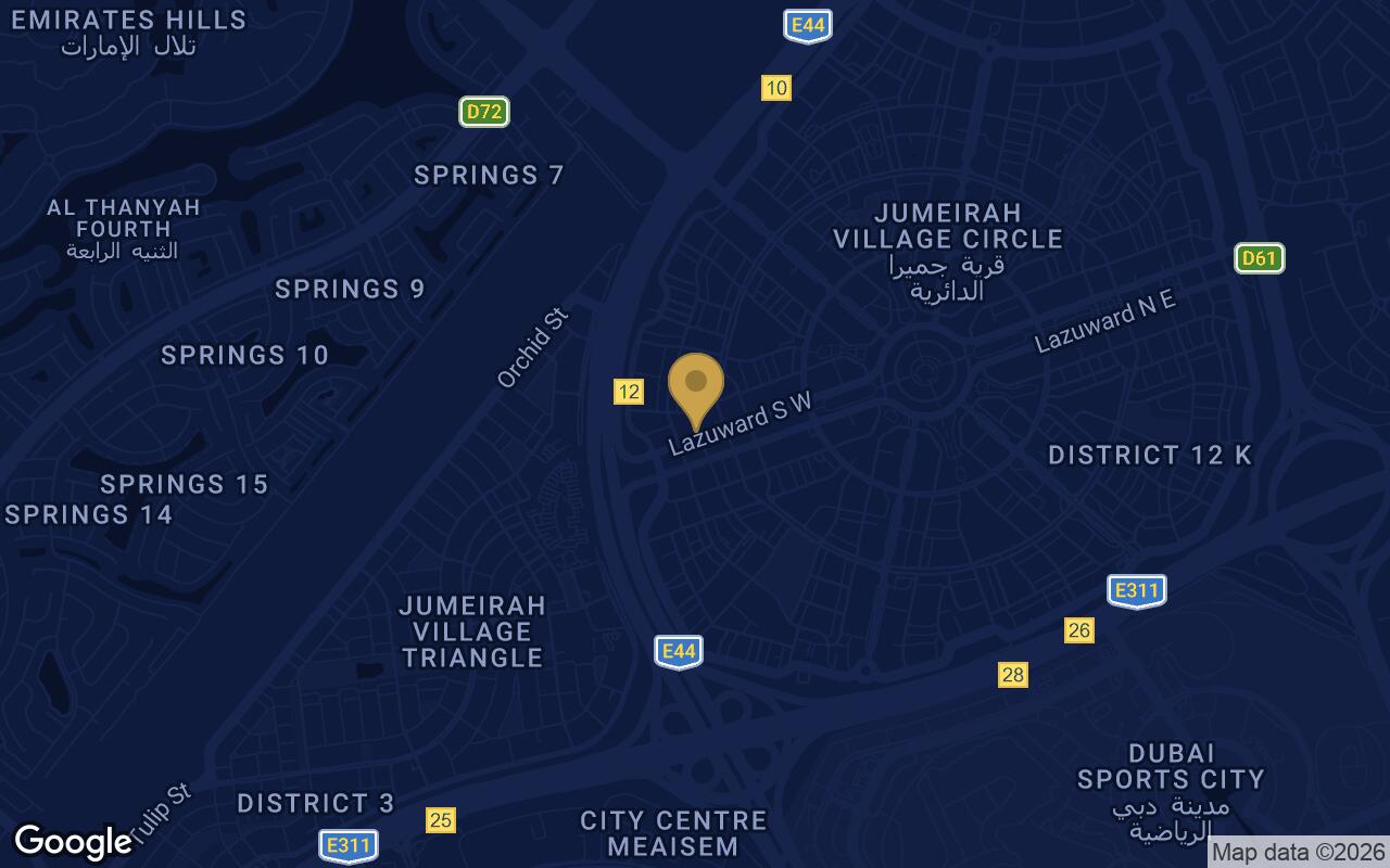 Map of Lume Residences in JVC (Jumeirah Village Circle)
