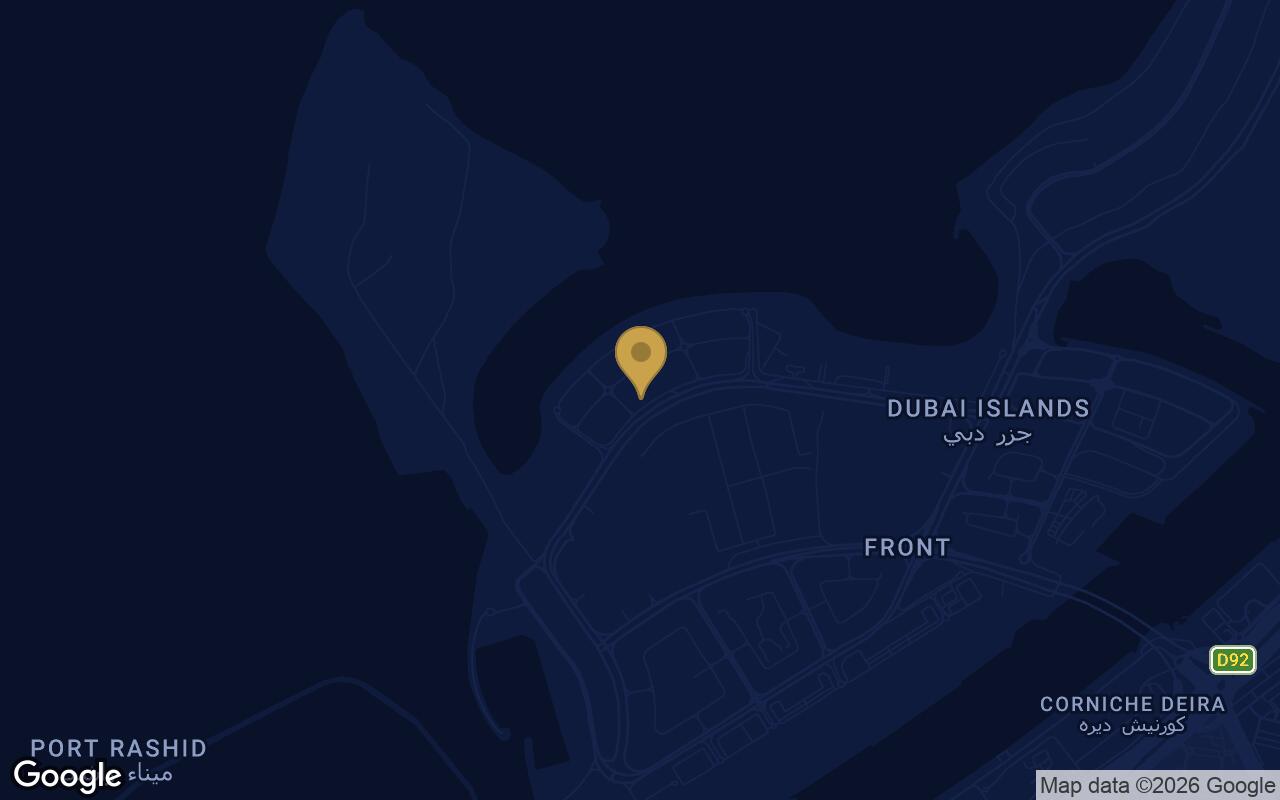 Map of Sea Legend Tower One in Dubai Islands