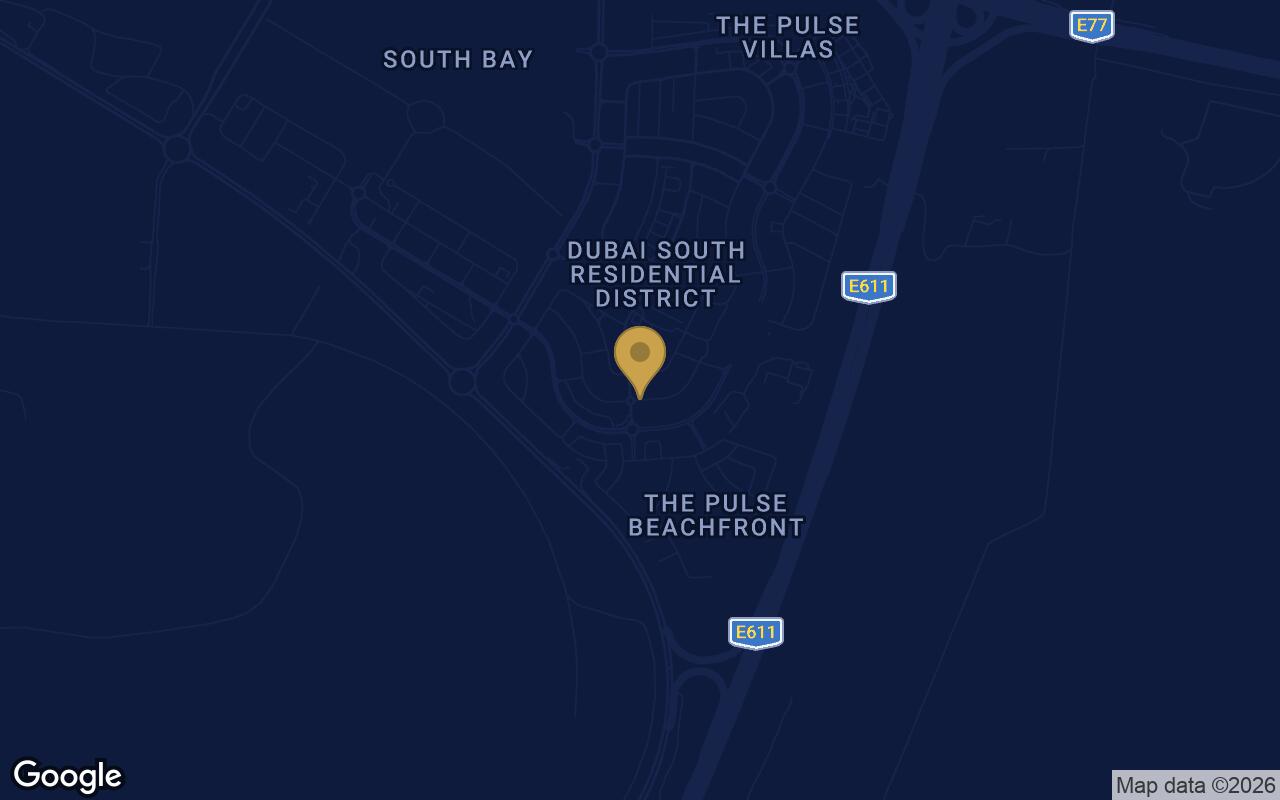 Map of Casa Aura Residence in Dubai South