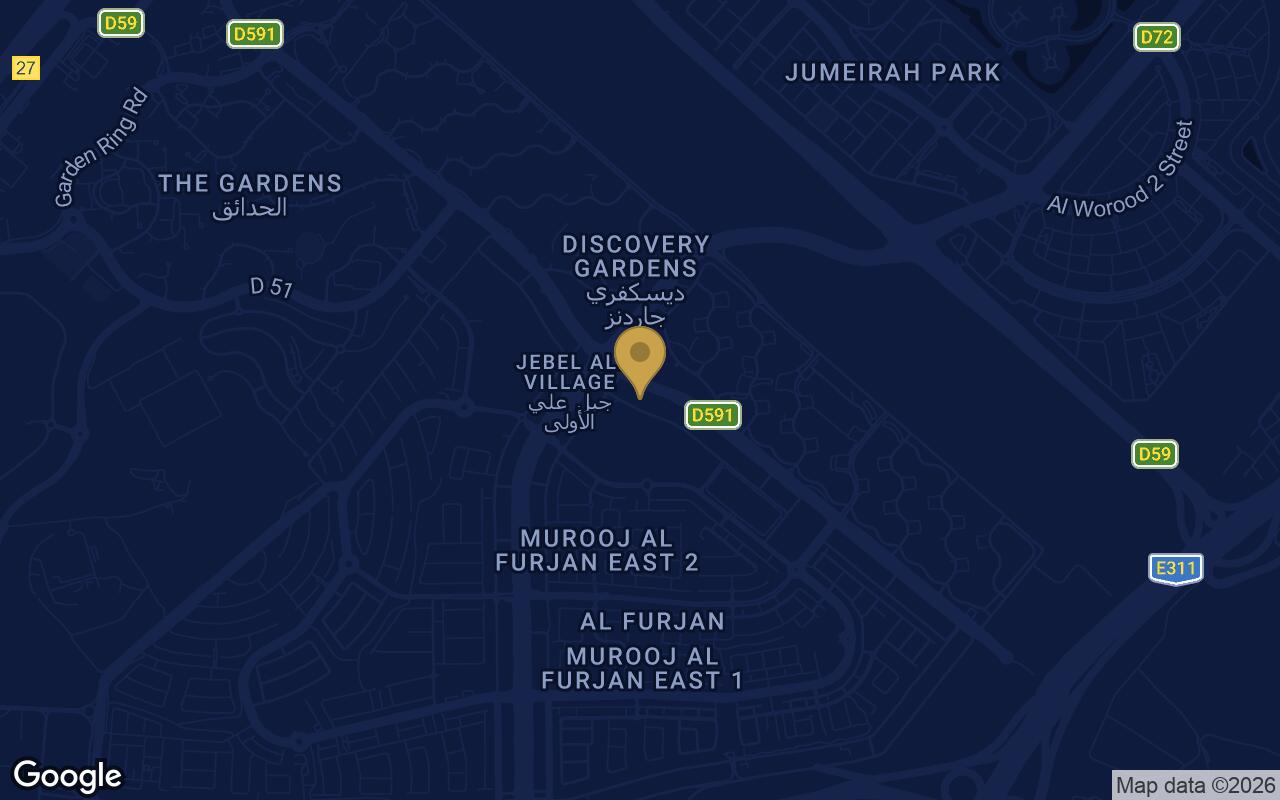 Map of Azizi Amir in Al Furjan