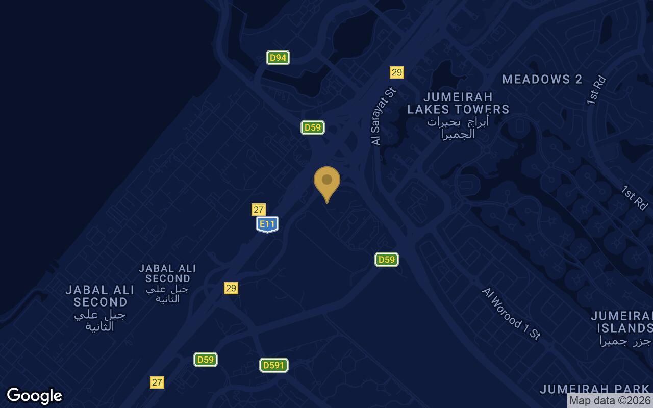 Map of The Serene at Sobha Central in Sobha Central