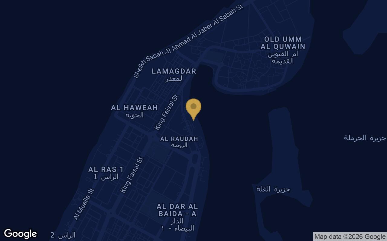 Map of Amra Residences in Al Rawdah