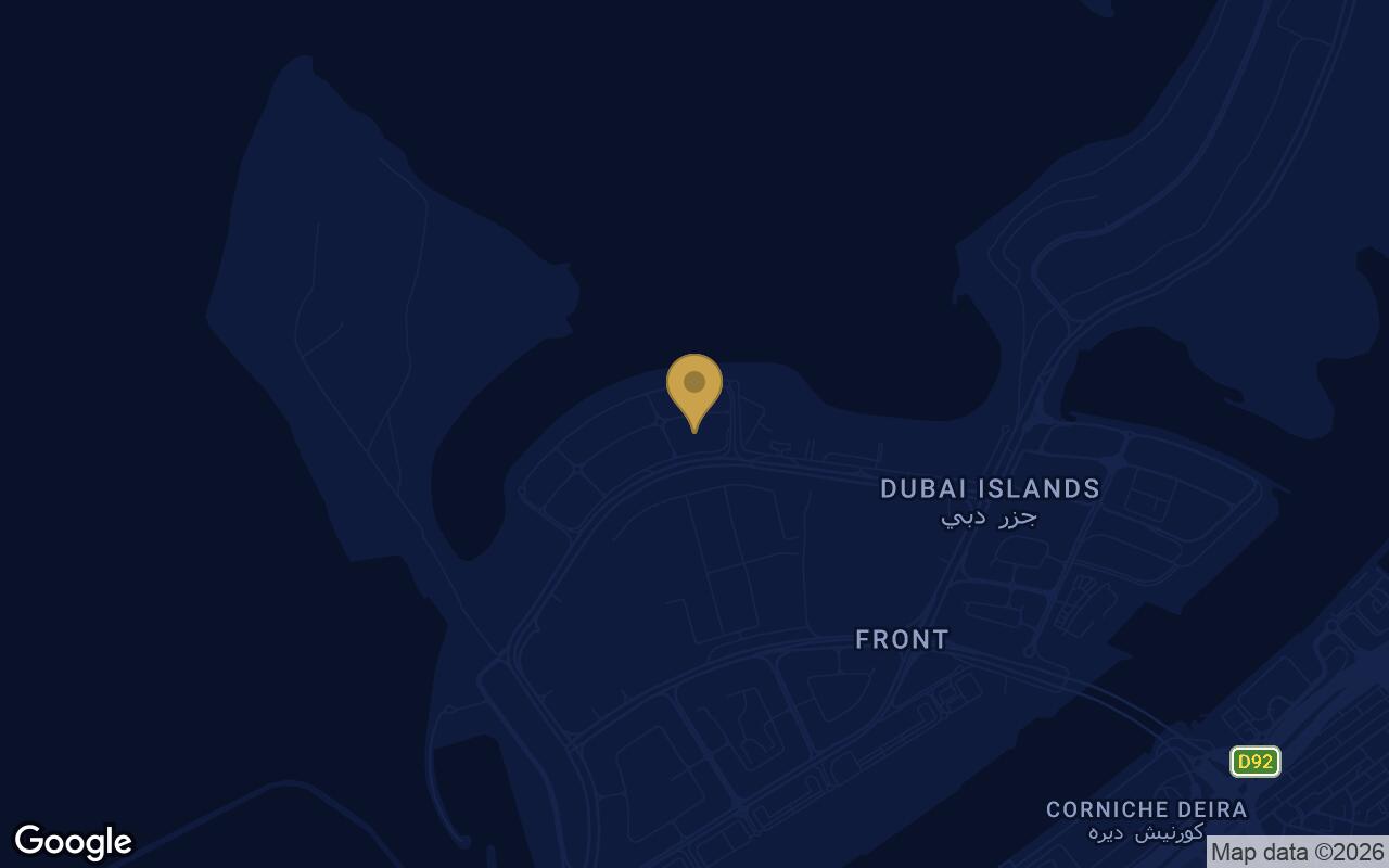 Map of Marea Residences in Palm Deira
