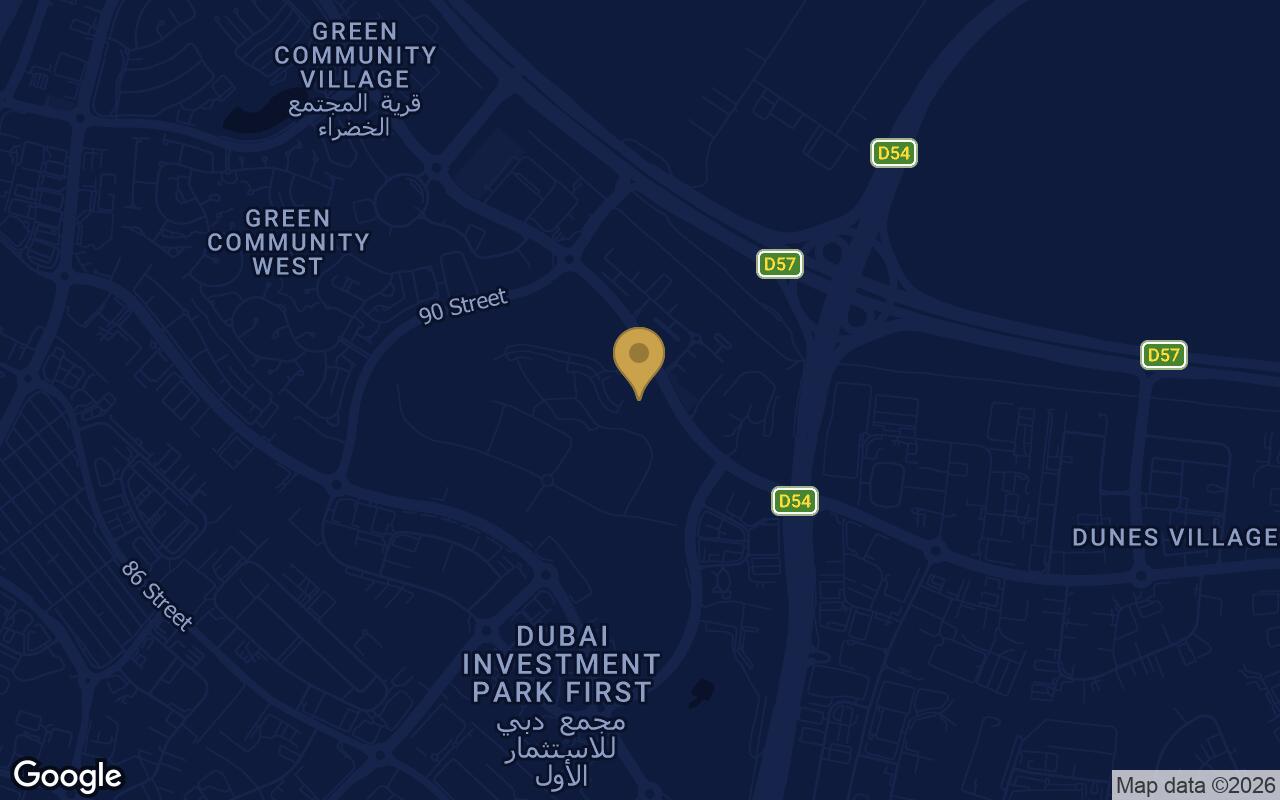 Map of Verdana X in Dubai Investments Park