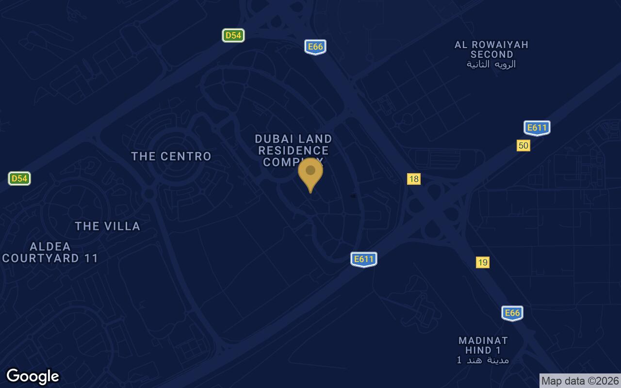 Map of Arlington Park 2 in Dubai Residence Complex