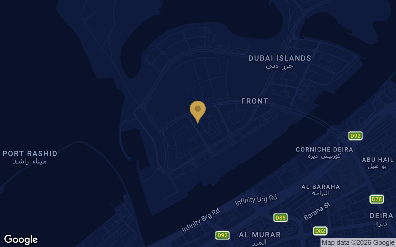 Map of FLU1D ONE in Palm Deira