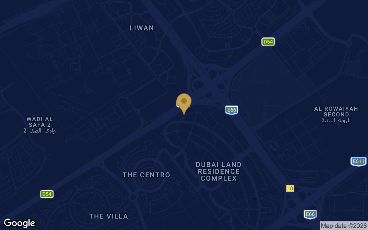 Map of Celesto 4 in Dubai Land Residence Complex