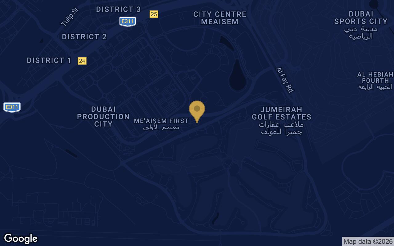 Map of Sera Gardens by Vision in Dubai Production City