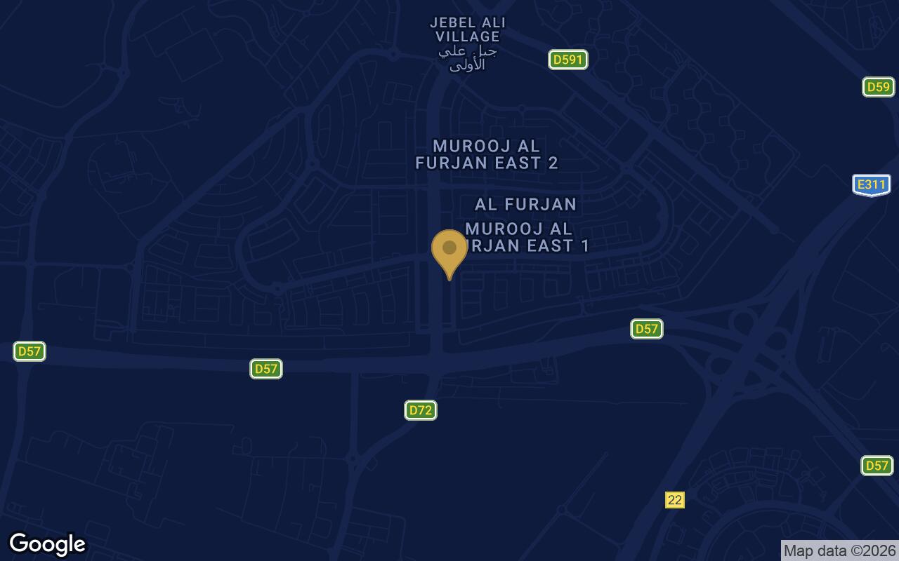 Map of Orvessa Residences in Al Furjan