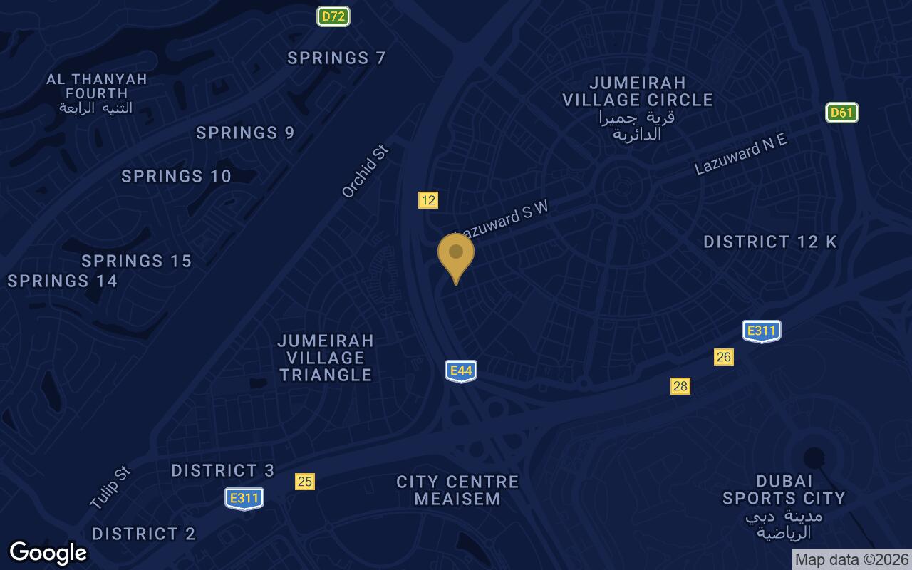 Map of Serenz in JVC (Jumeirah Village Circle)