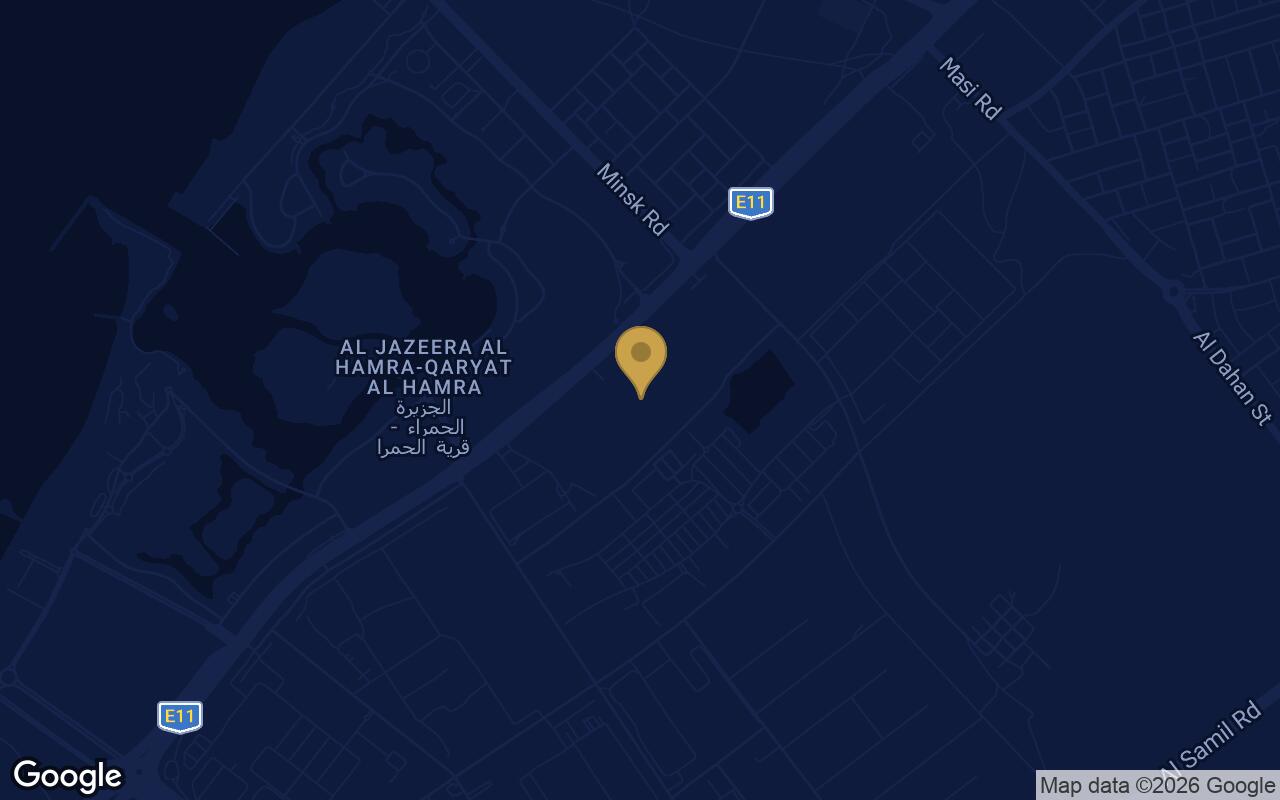 Map of Radisson Blu Hotel & Residences in Rak Central