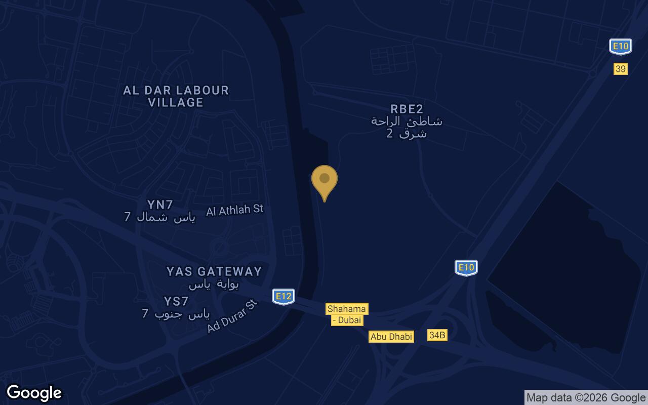 Map of River Cove Residences at Sobha City in Abu Dhabi