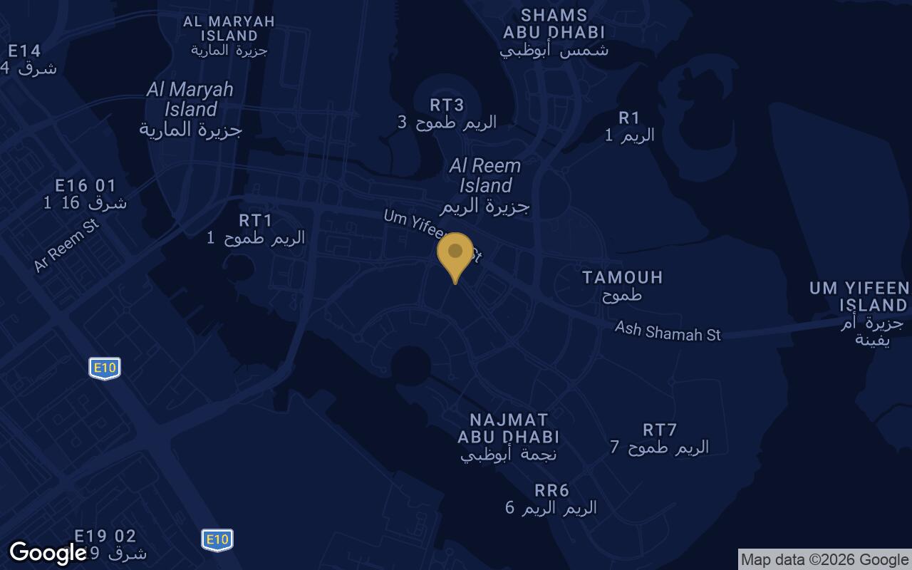 Map of JOUD Residence in Abu Dhabi