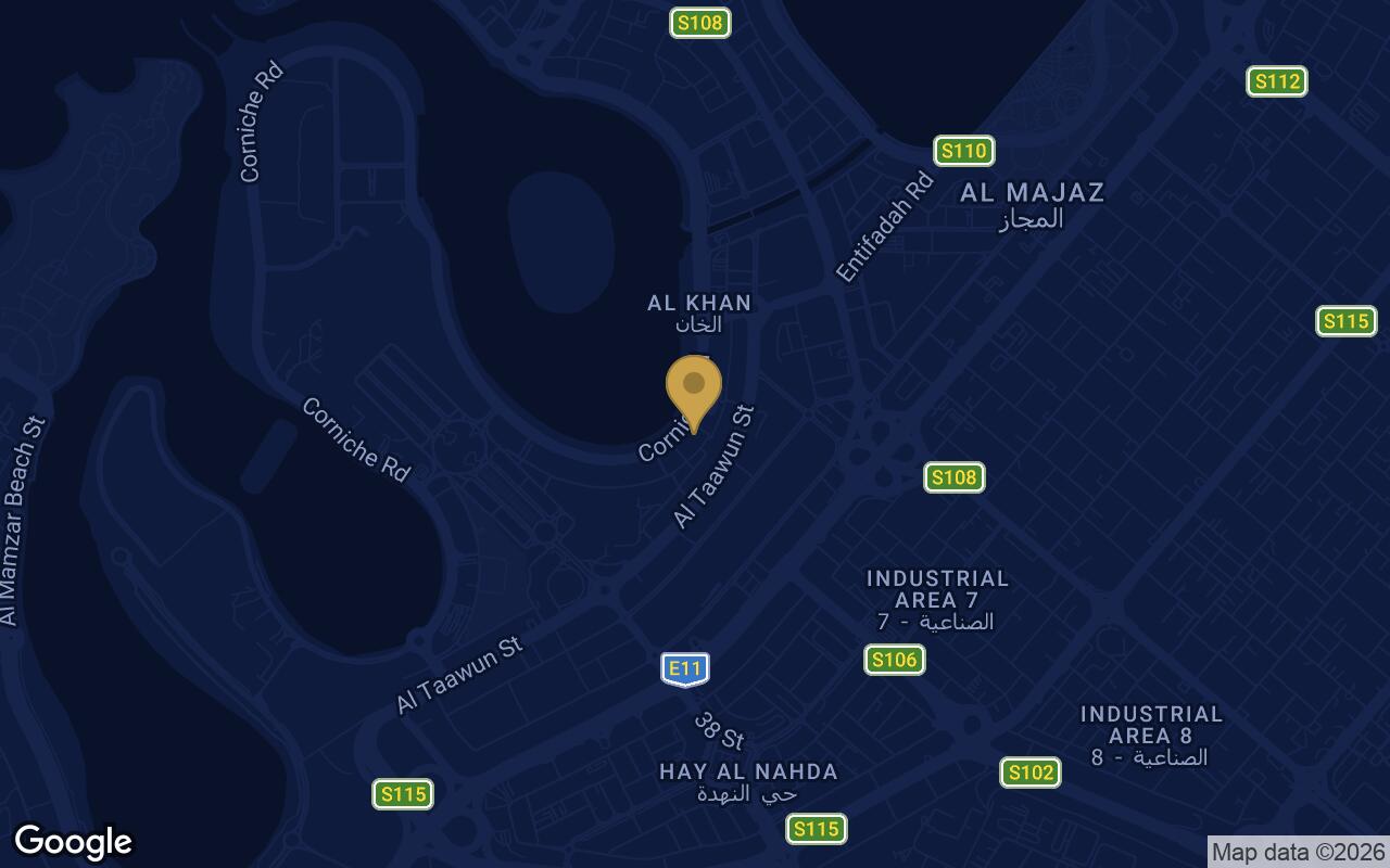 Map of Al Ghaf Tower in Al Khan 2