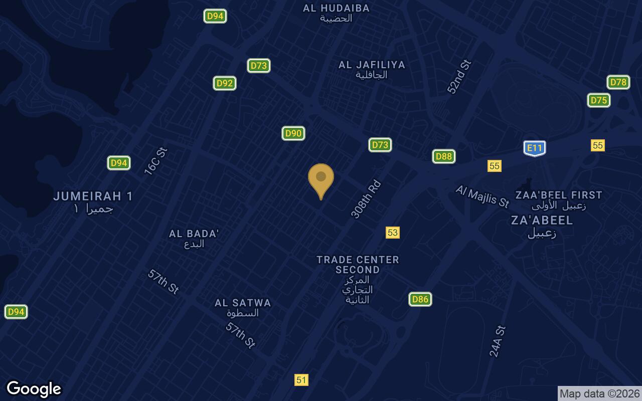 Map of JAD 288 in Al Satwa