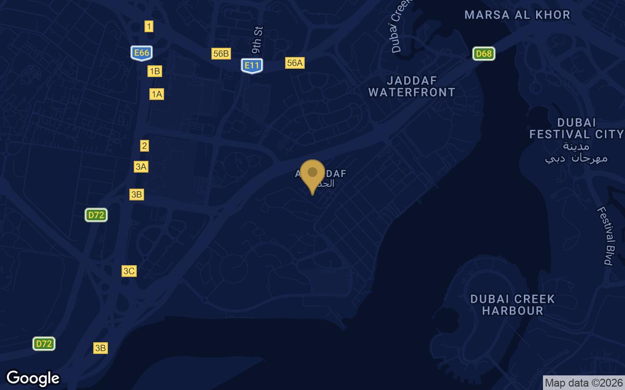 Map of J188 in Al Jaddaf