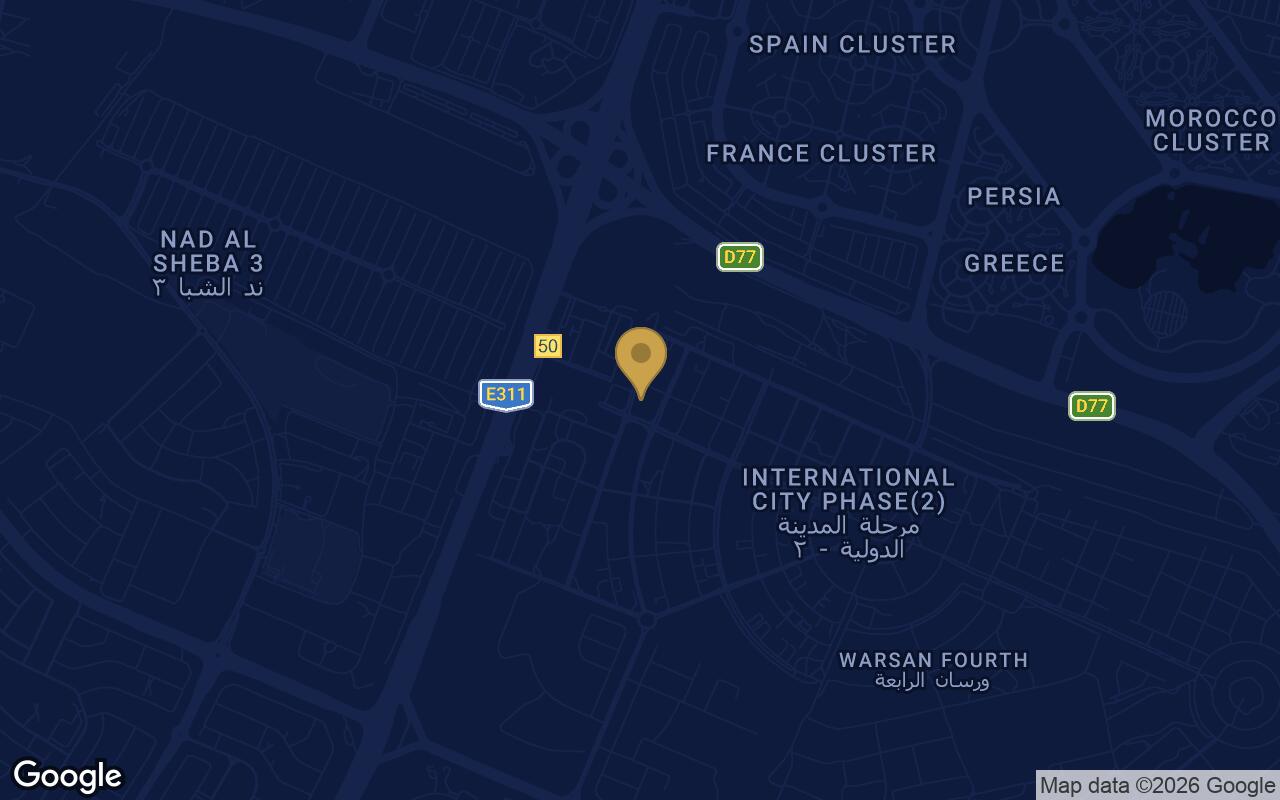 Map of Elevia Residences 3 in Dubai International City