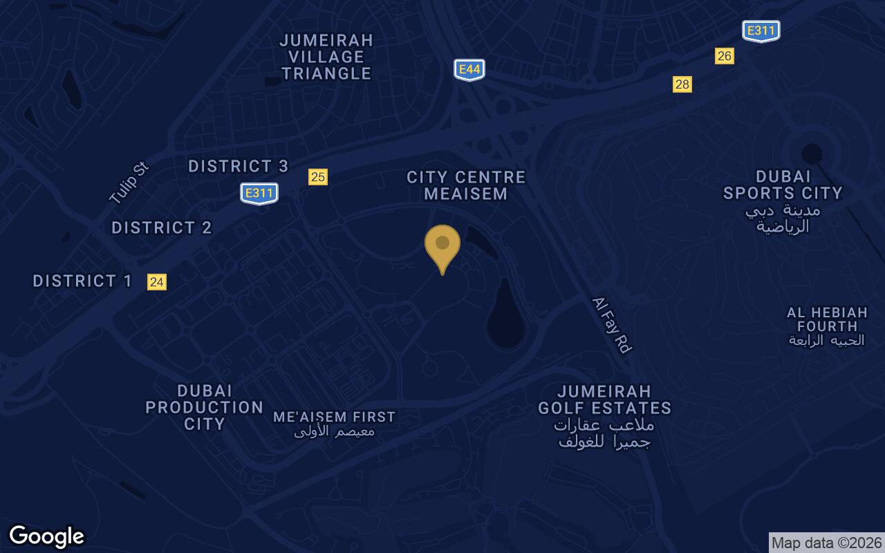 Map of Eira Residence in Dubai Production City