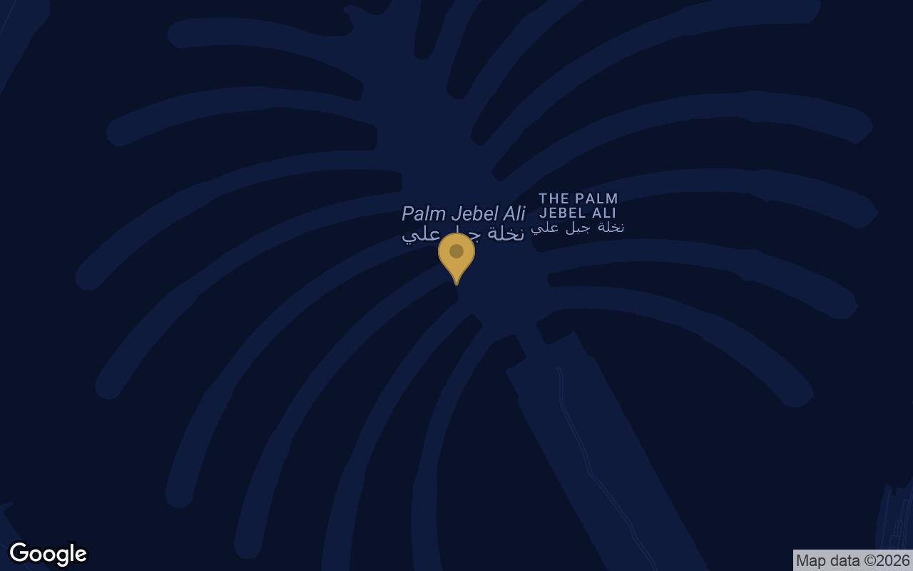 Map of Palm Central Private Residences Phase 2 in Palm Jebel Ali