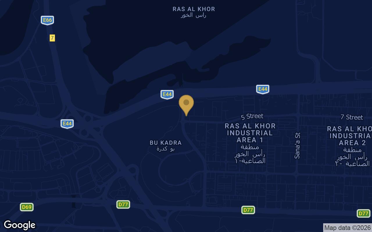 Map of Everly Place in Ras Al Khor