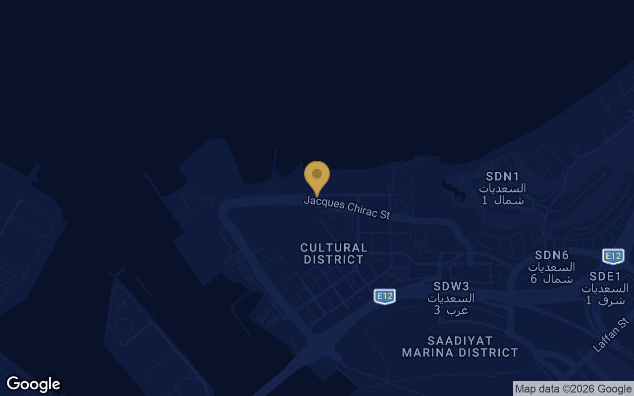 Map of Mamsha Palm in Abu Dhabi