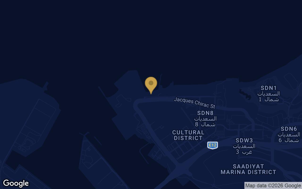 Map of Nobu Residences Abu Dhabi in Abu Dhabi