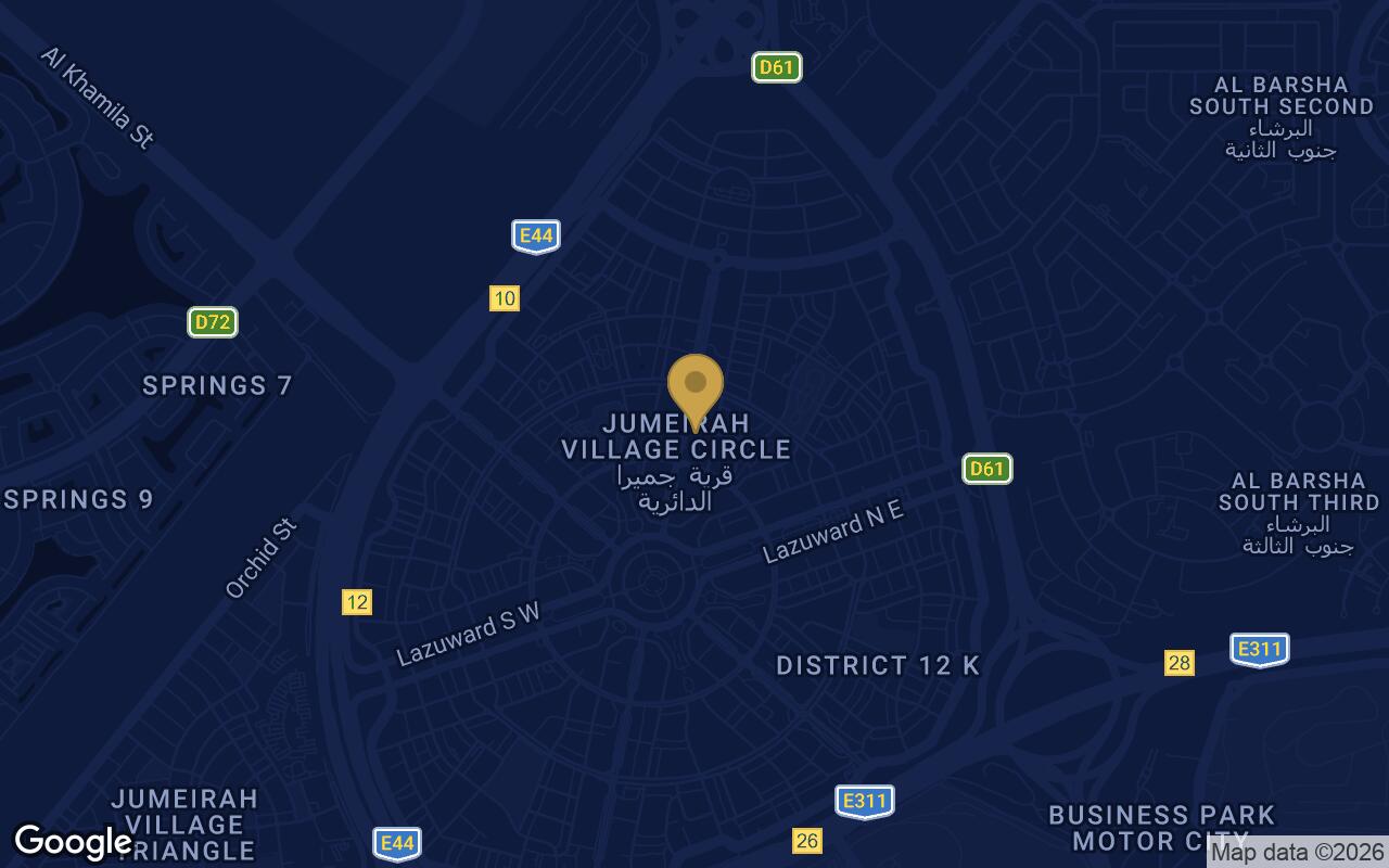 Map of Beverly Crown in JVC (Jumeirah Village Circle)