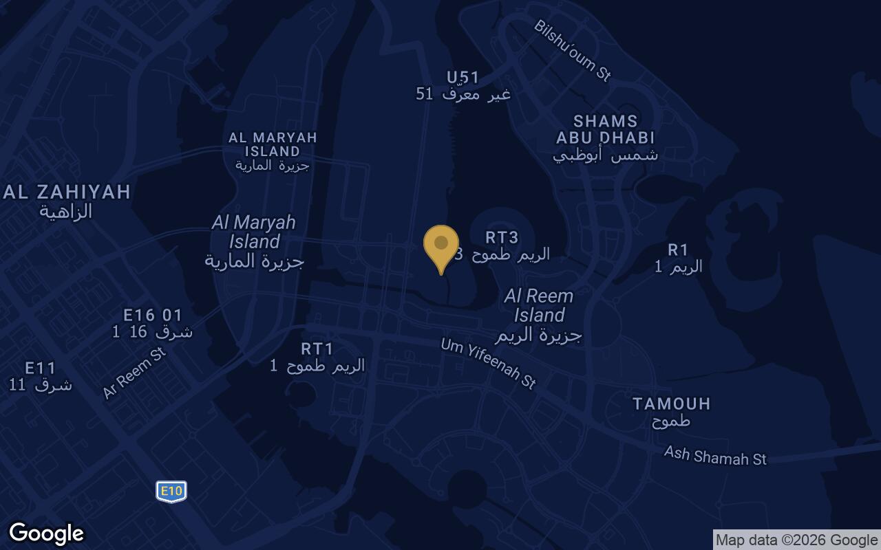 Map of Rixos Al Reem Residences in Abu Dhabi