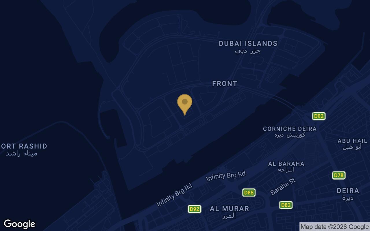 Map of Soma Residences in Dubai Islands