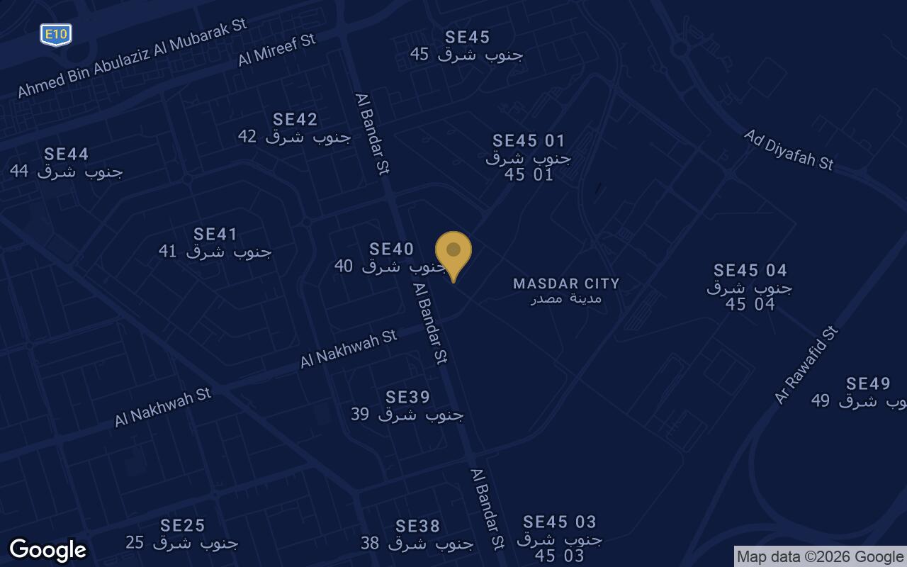 Map of Fay Valley in Abu Dhabi