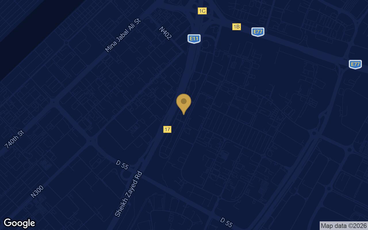 Map of Raw District Phase 2 in Jebel Ali Freezone Extension