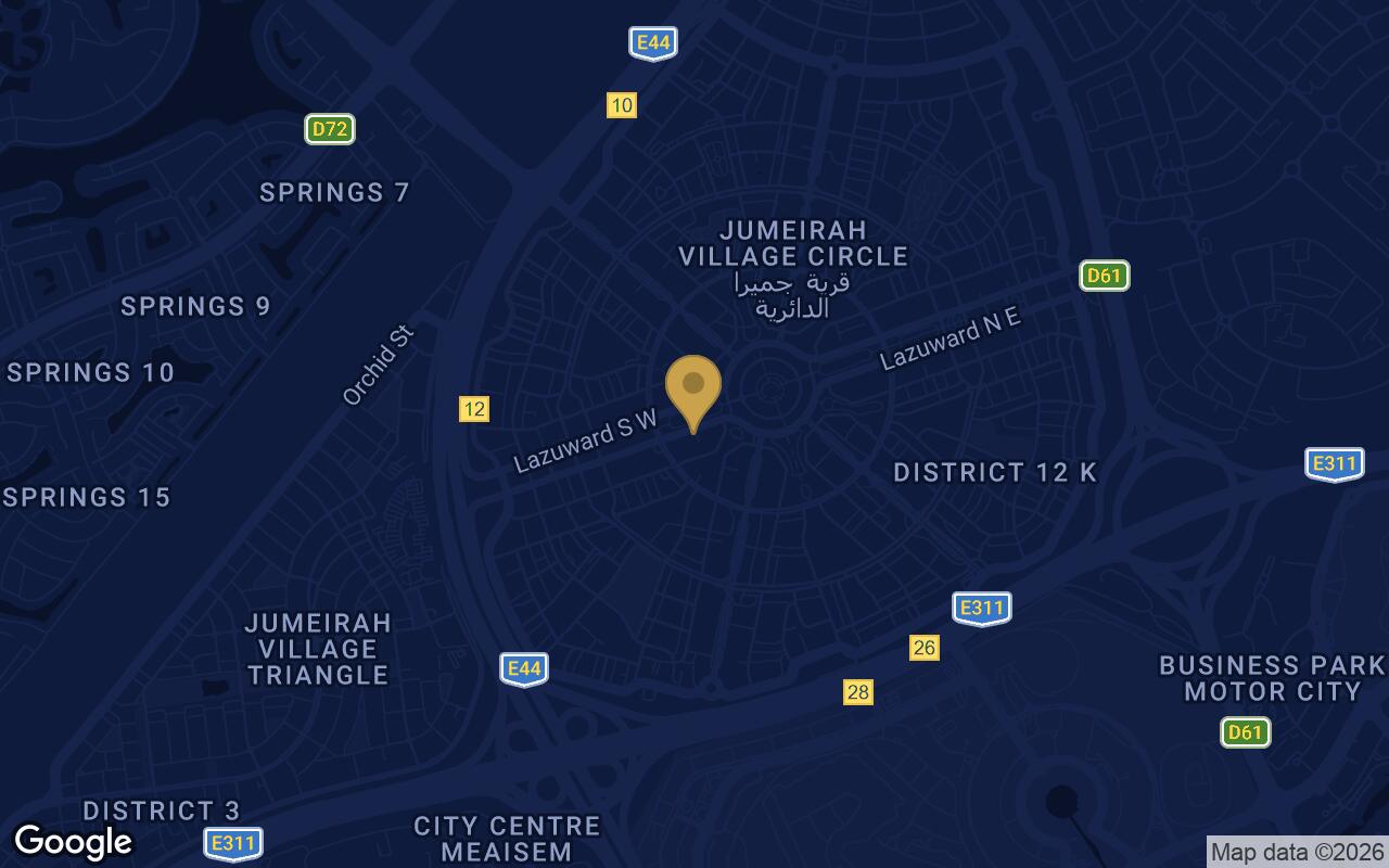 Map of Veranda Collection 1 in JVC (Jumeirah Village Circle)