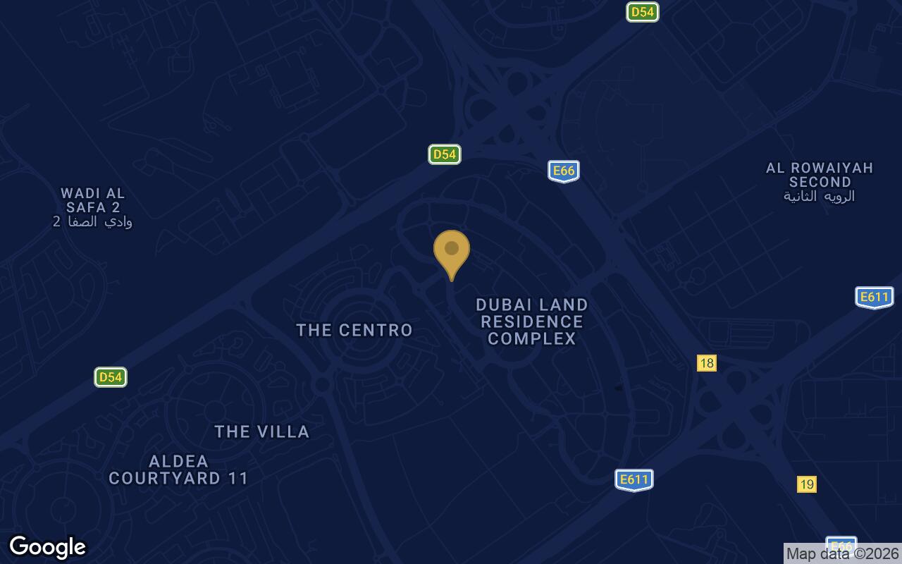 Map of Weybridge Gardens 4 in Dubailand