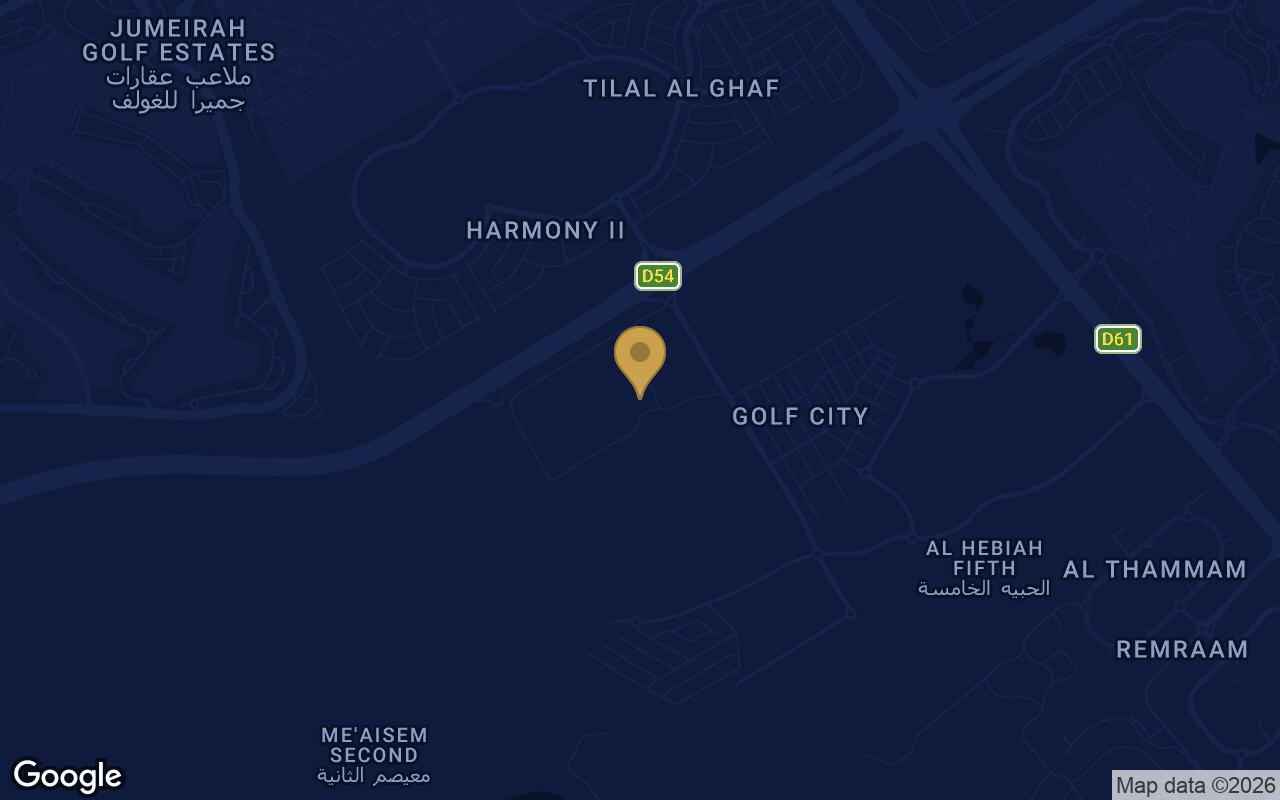 Map of Damac Lagoons Views Phase 2 in Al Hebiah Fifth