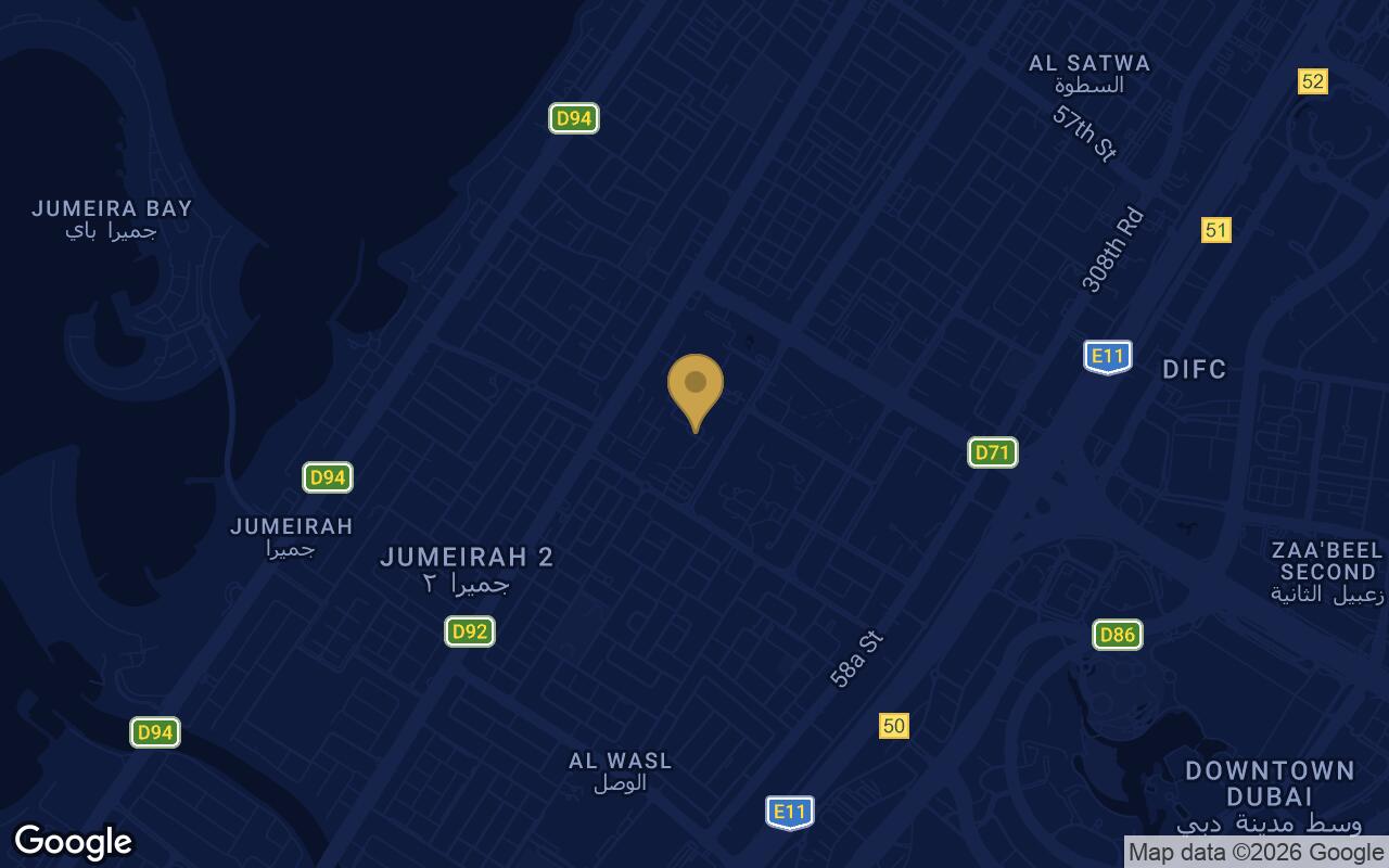 Map of City Walk Crestlane in Al Wasl