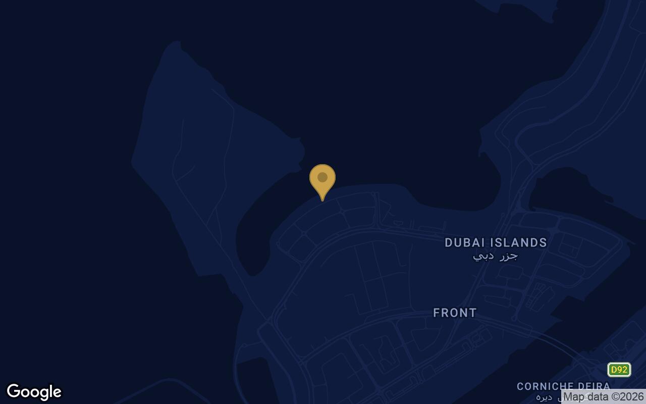 Map of Villa Del Divos in Dubai Islands